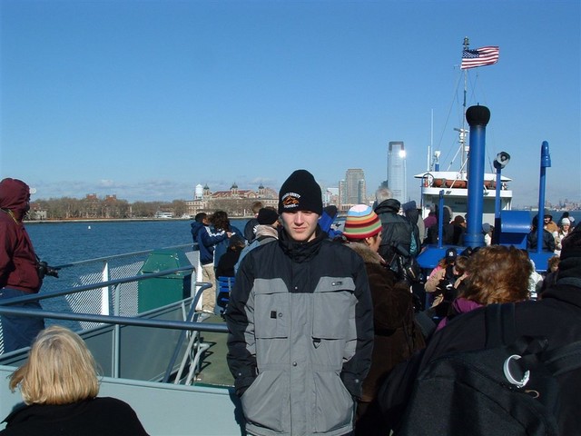 Jacob on ferry