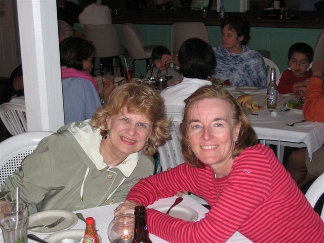 Sandra Little and Betty Douglas (James Little's sister in Restaurant)