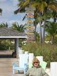 Betty resting at Baker's Bay on Great Guana Cay