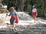 Ladies exploring Beach at Baker's Bay on Great Guana Cay