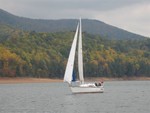 Rick Kiser's first race in his new boat, Panache, C&C 27
