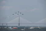 Pictures of Blue Angels in Charleston Harbor, April 17-18, 2010, Picture by Sue Lockett