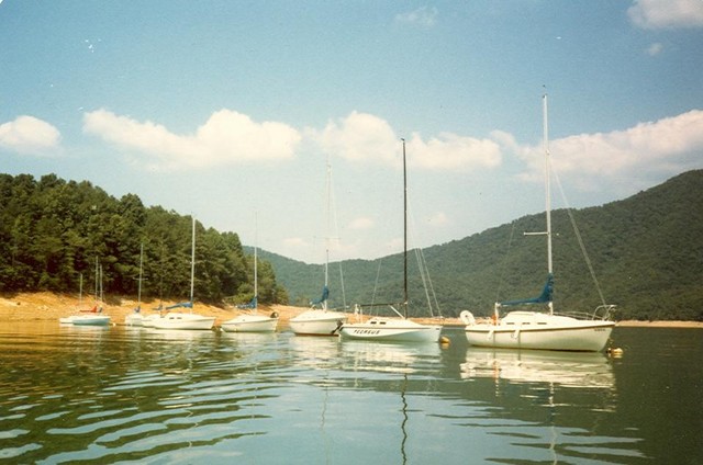 Before we had a dock, Lakeshore buoy line around 1980..

(all pictures this album courtesy C. Lucas)