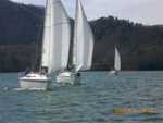 Practice Race, Outside Lakeshore Marina Harbor, afternoon, April 4th
