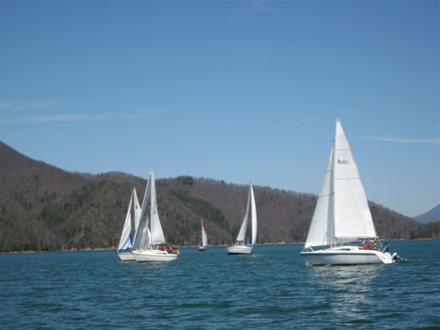 Practice Starts, Outside Lakeshore Marina Harbor, afternoon, April 4th