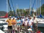 Part of group before start of sail