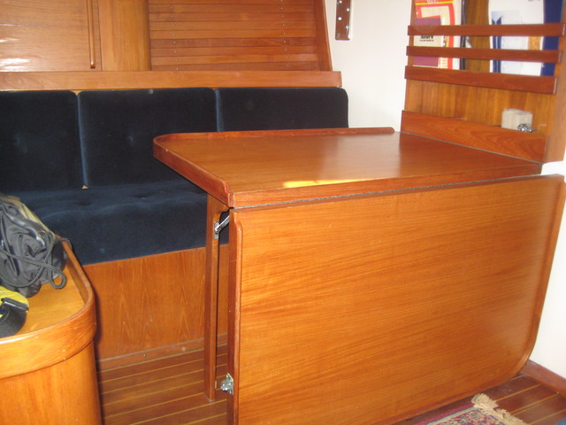 table or starboard side