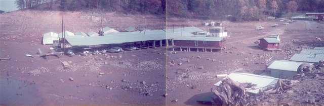 Lakeshore Marina temporarily out of business, 1983.