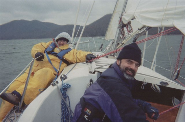 Winter sailing, before Christmas 2005.