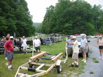 The crew for getting the dock for picnic transported to water..

(all pictures this album courtesy of Clark Lucas)