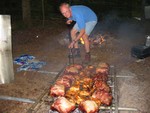 Pig cooking!