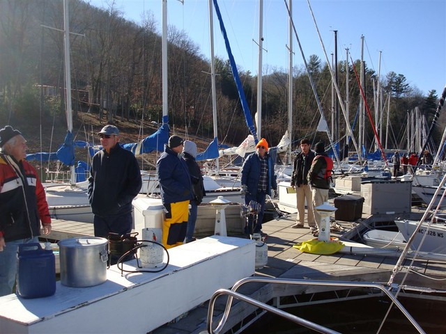 sailboat dock, Frostbite Race