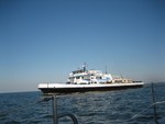 Ferry Approaching Ocracoke Island