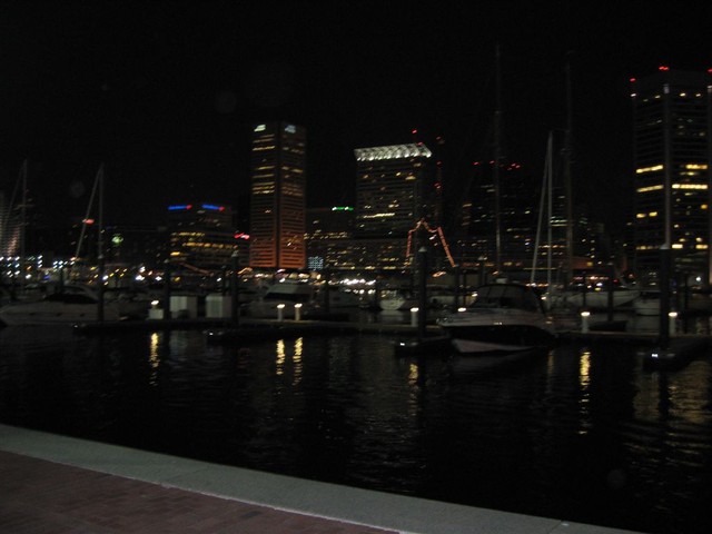 nightlights in Baltimore