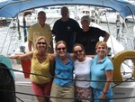 Crew of Last Wish, safely returned to port, Lets Go Cruising Charterer home base, Annapolis, MD
