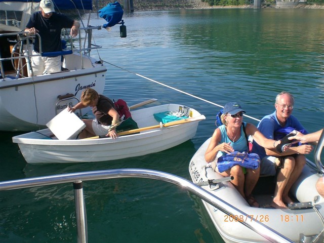 Bill's water taxi service, one stop service from WLSC fleet to dam..