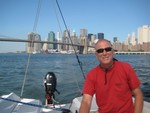 James relieved that mast cleared Brooklyn Bridge..