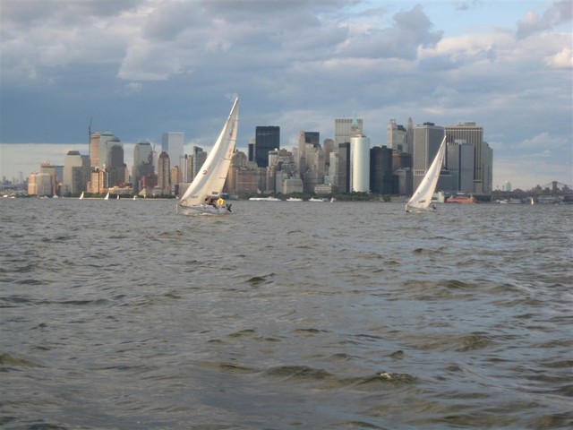 Sailing in NY harbor