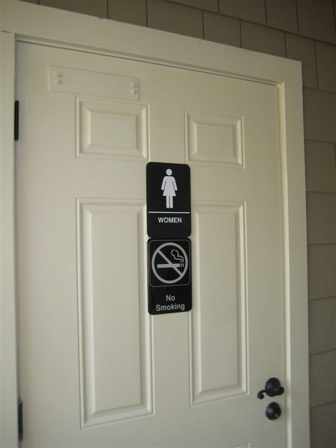 Women's bathroom, June 7, 2009