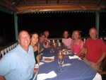 dining out at Foxy's Taboo on Jost Van Dyke