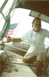 Richard Hallier enjoying sailing in Florida, Dec 2008