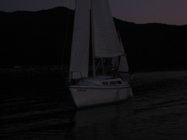 race started in Lakeshore Marina tireline at 8:55 PM