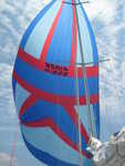 Inaugural spinaker launch, Brysons and Littles off shore sailing from North Edisto River to Charleston, SC